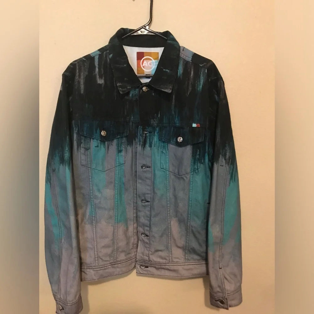 AG Men’s Art Project Misty Forest Trucker Jacket